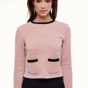 ⭐ Olivvi Talia Lux Sweater – Pink/Black – XS – NWT